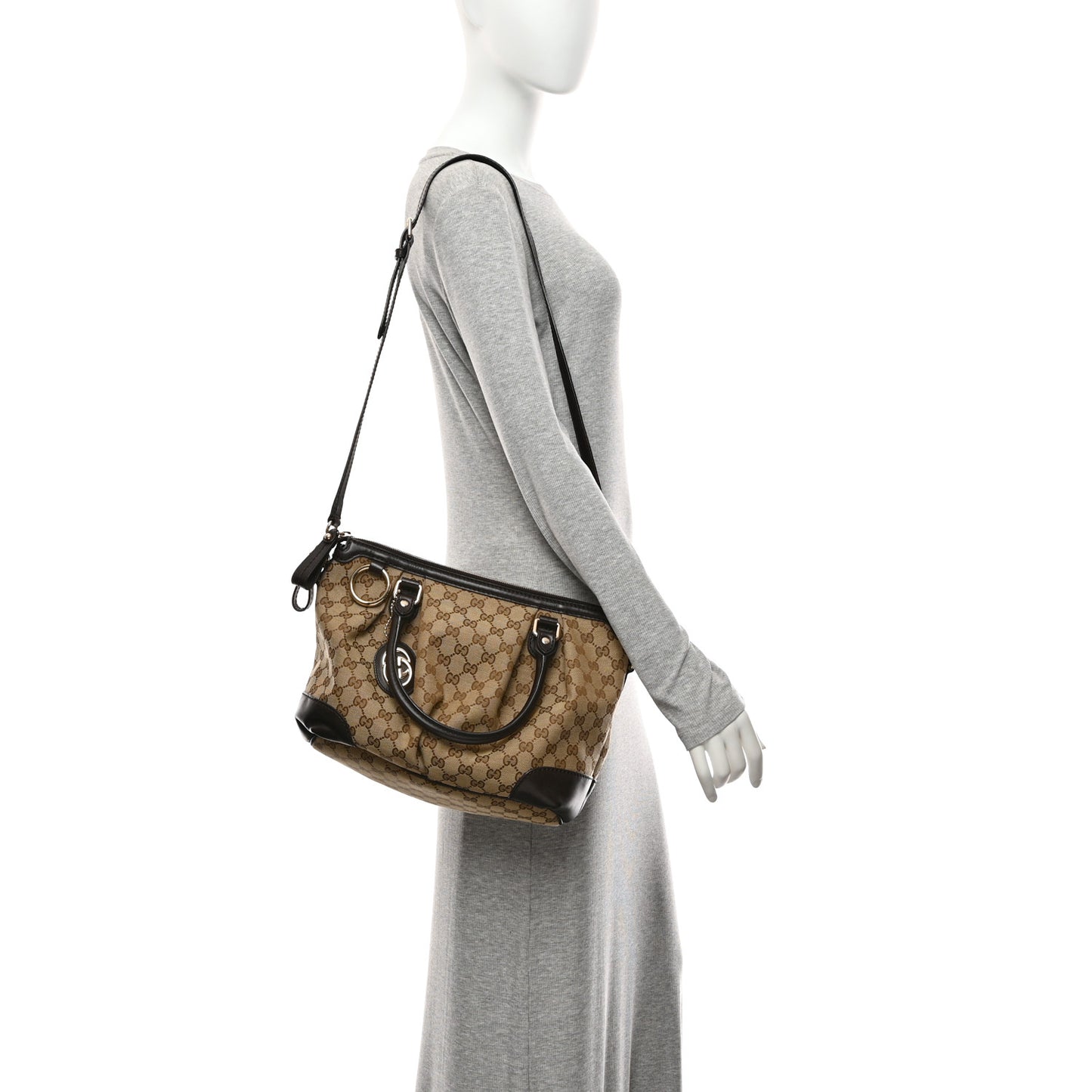 Monogram Medium Sukey Top Handle Dark Brown