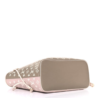 Louis Vuitton Empreinte Monogram Spring In The City Neverfull MM Kaki Beige Cream 5 of 9