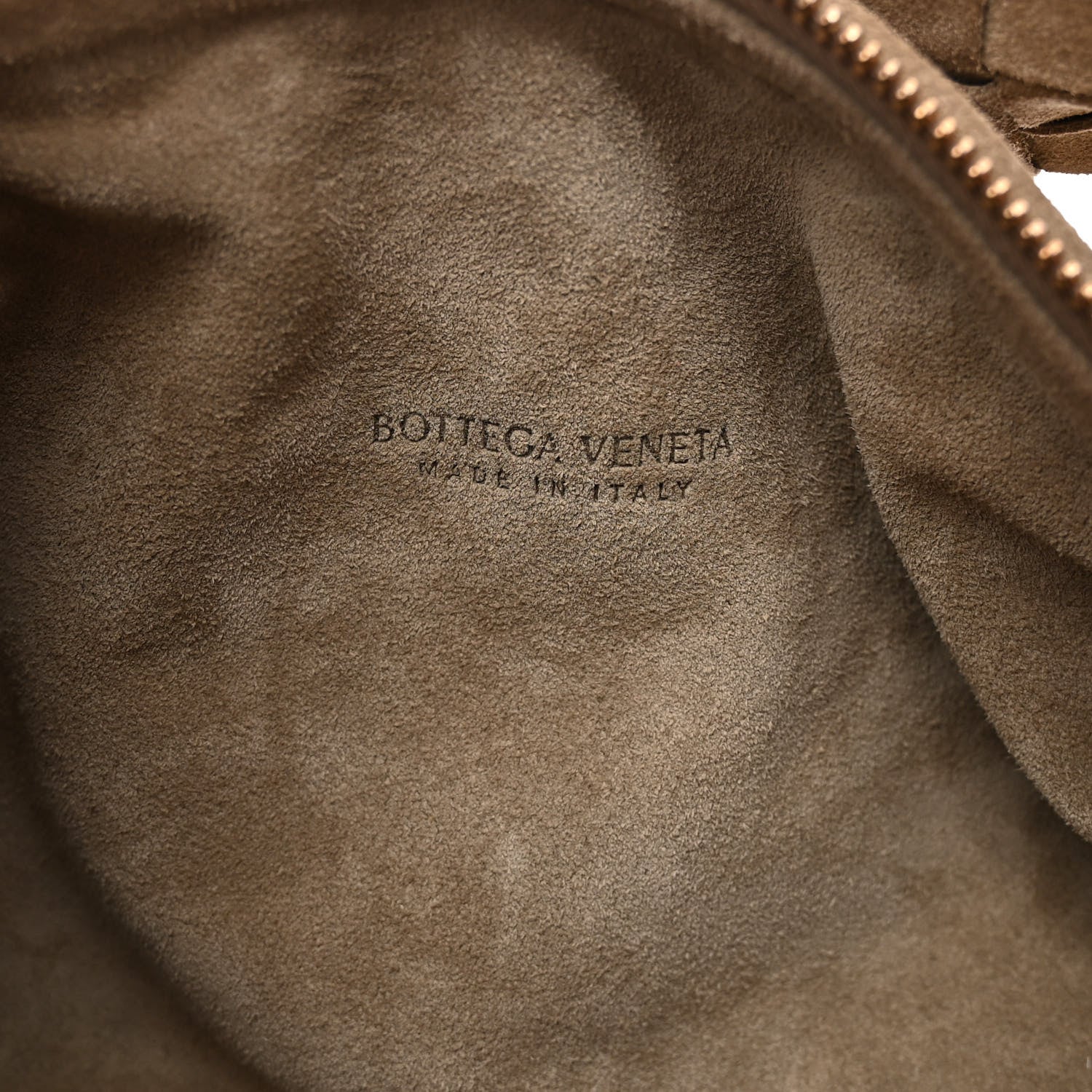 Bottega Veneta Suede Calfskin Intrecciato Teen Jodie Hobo Taupe 6 of 9