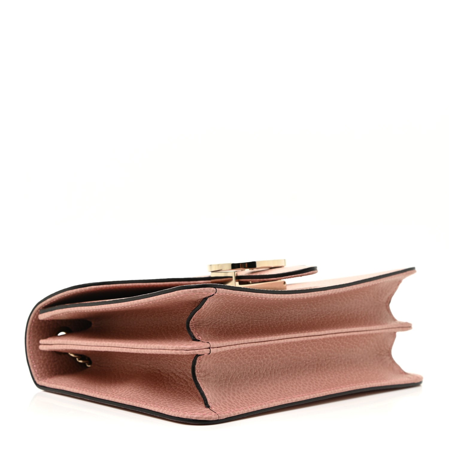 Gucci Dollar Calfskin Small Interlocking G Shoulder Bag Soft Pink 4 of 10