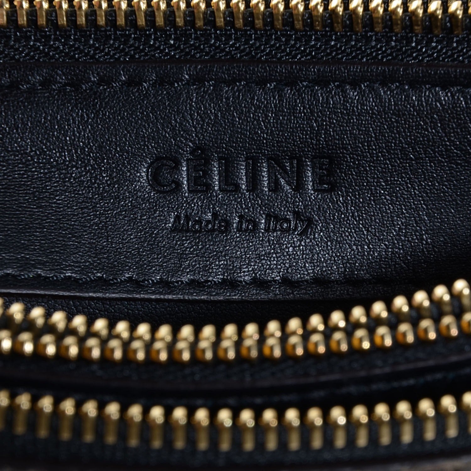 Celine Python Embossed Small Trio Crossbody Bag Khaki 6 of 7
