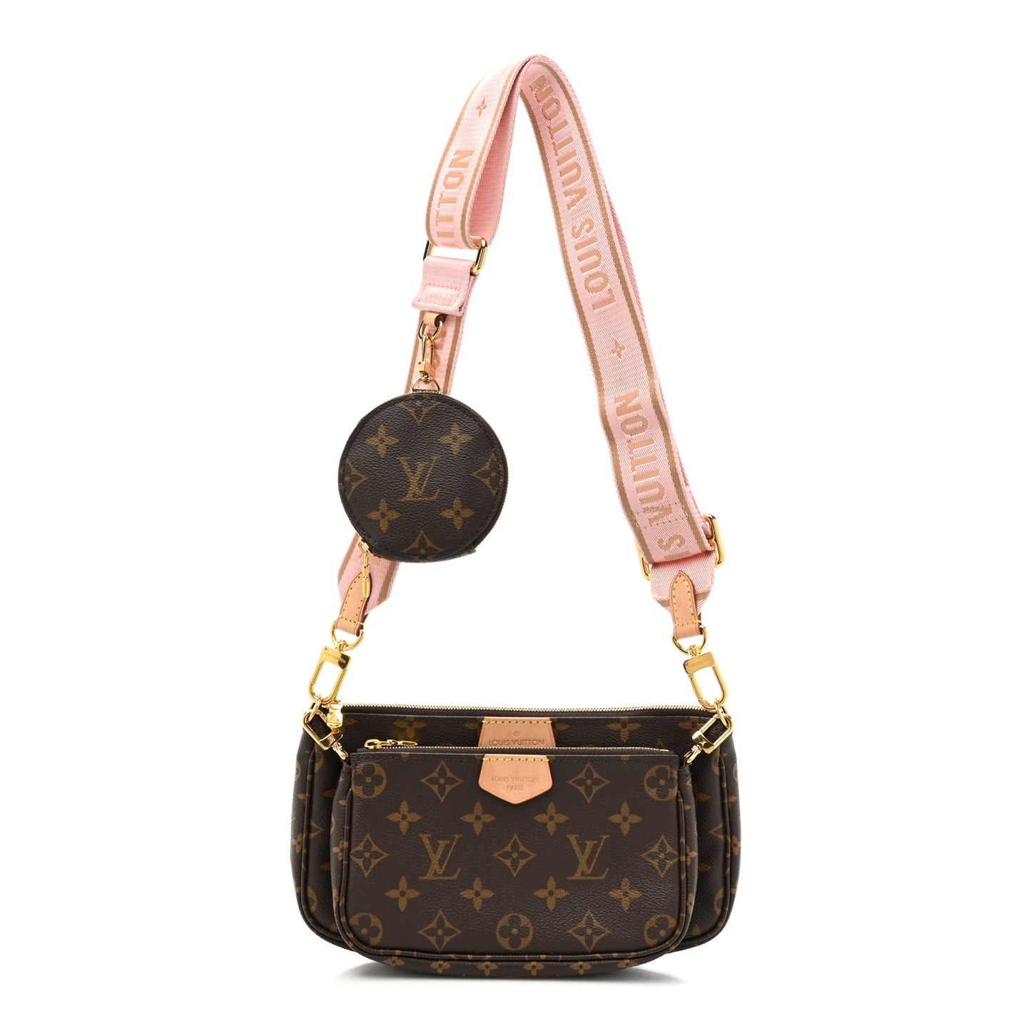 Monogram Multi Pochette Accessories Rose Clair