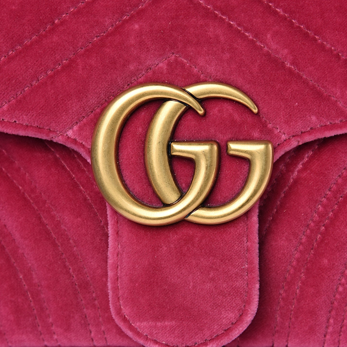 Velvet Matelasse Small GG Marmont Shoulder Bag Light Raspberry Rose