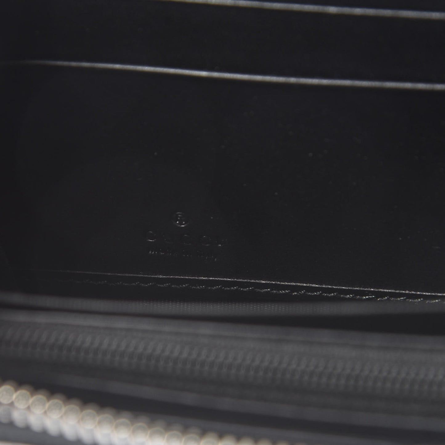 GG Supreme Monogram Selleria Calfskin Zip Around Wallet Beige Ebony Black