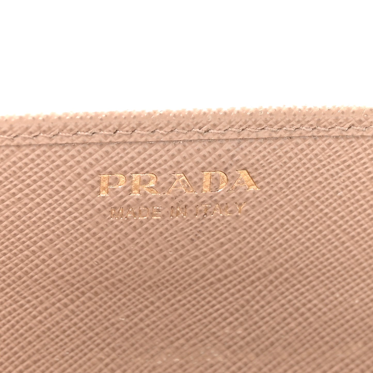 Saffiano Triangle Kiss Lock Flap Wallet Cammeo