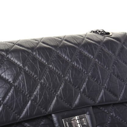 Chanel Aged Calfskin Quilted 2.55 Reissue 227 Flap Dark Grey 11 of 14