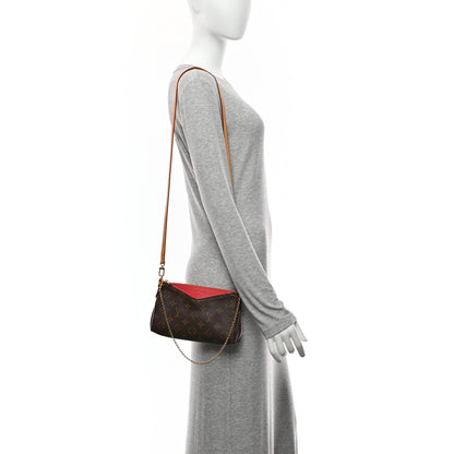 Louis Vuitton Monogram Pallas Clutch Poppy 2 of 10