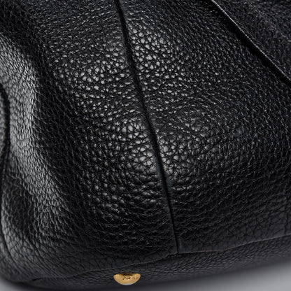 Prada Deerskin Shoulder Bag Black 12 of 15