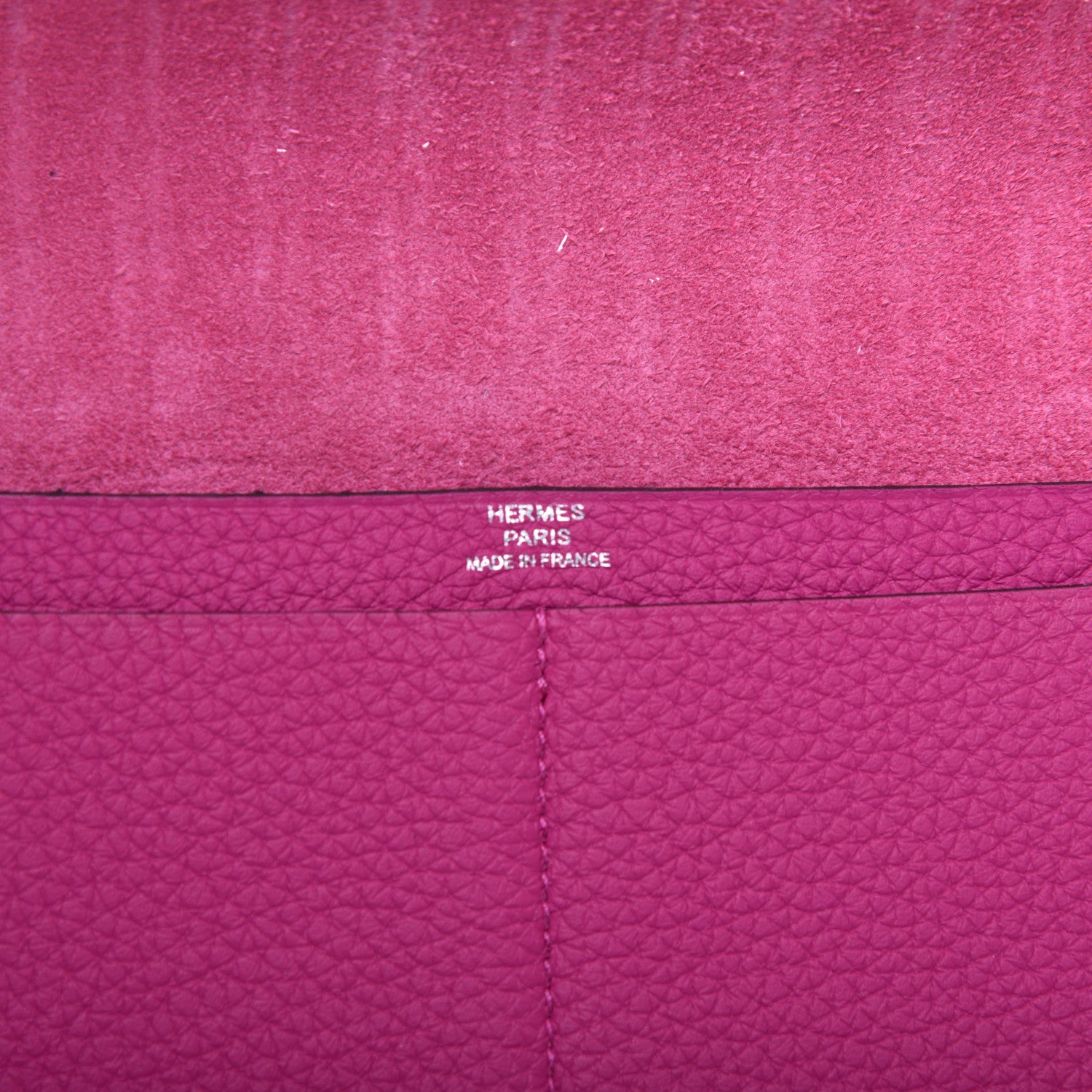 Hermes Togo Neo Ulysse PM Notebook Cover Rose Pourpre 6 of 7