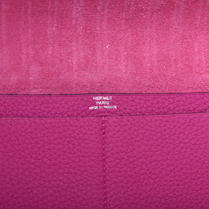 Hermes Togo Neo Ulysse PM Notebook Cover Rose Pourpre 6 of 7