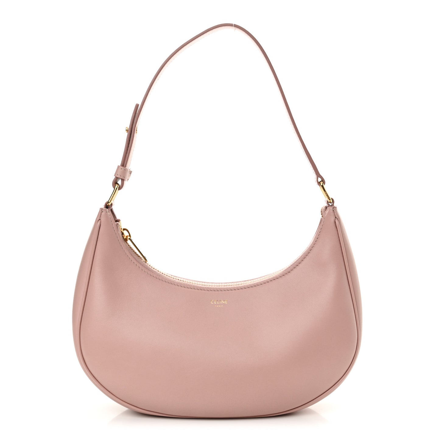 Smooth Calfskin Ava Shoulder Bag Rose Vintage