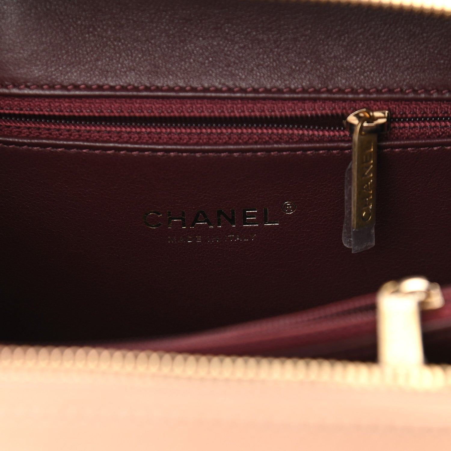 Chanel Caviar Quilted Medium CC Filigree Vanity Case Beige Black 6 of 9