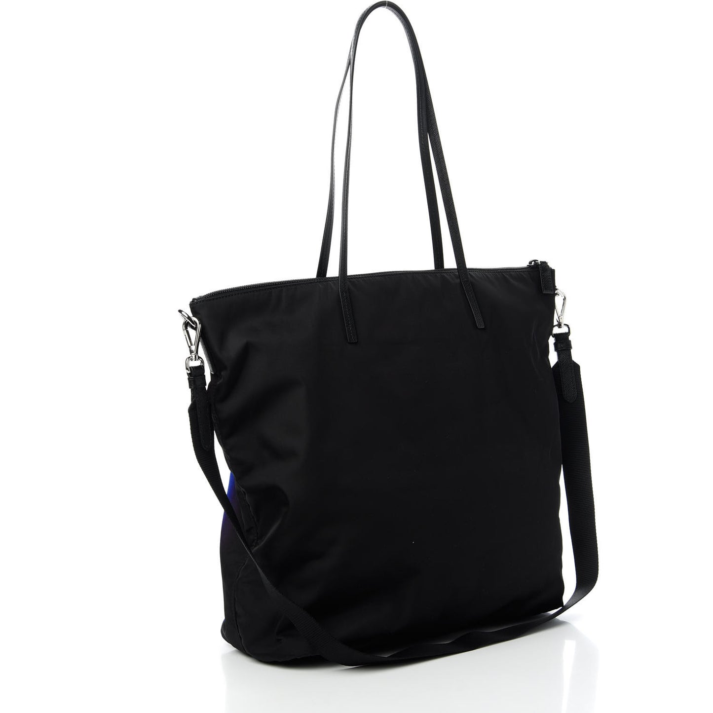 Tessuto Nylon Stampato Monkey Print Tote Black Multicolor