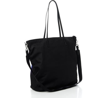 Prada Tessuto Nylon Stampato Monkey Print Tote Black Multicolor 3 of 10