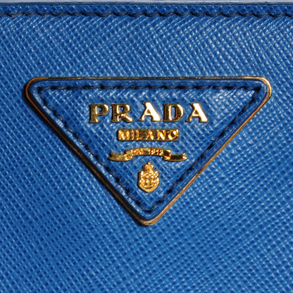 Prada Saffiano Lux Medium Tote Cobalto 5 of 12
