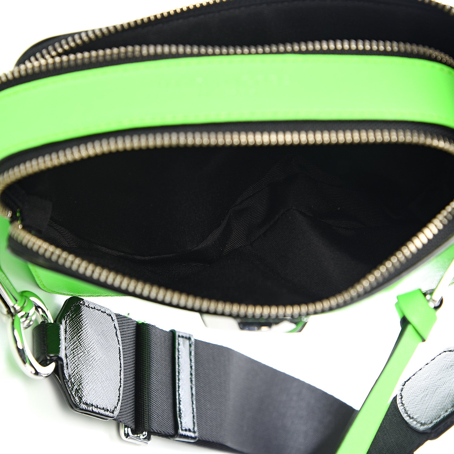 Marc Jacobs Saffiano Small Snapshot Camera Bag Bright Green 5 of 12