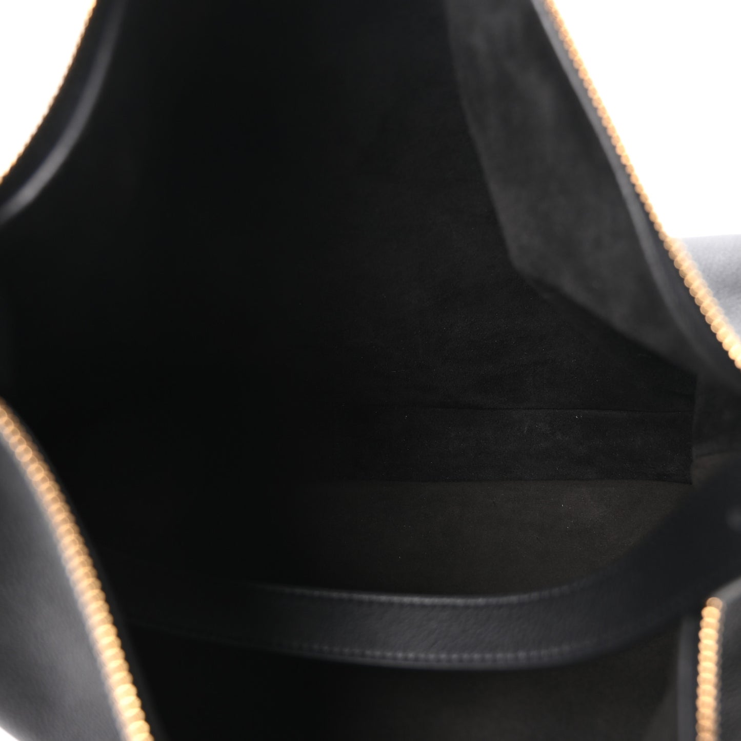 Supple Calfskin Large Romy Shoulder Bag Black