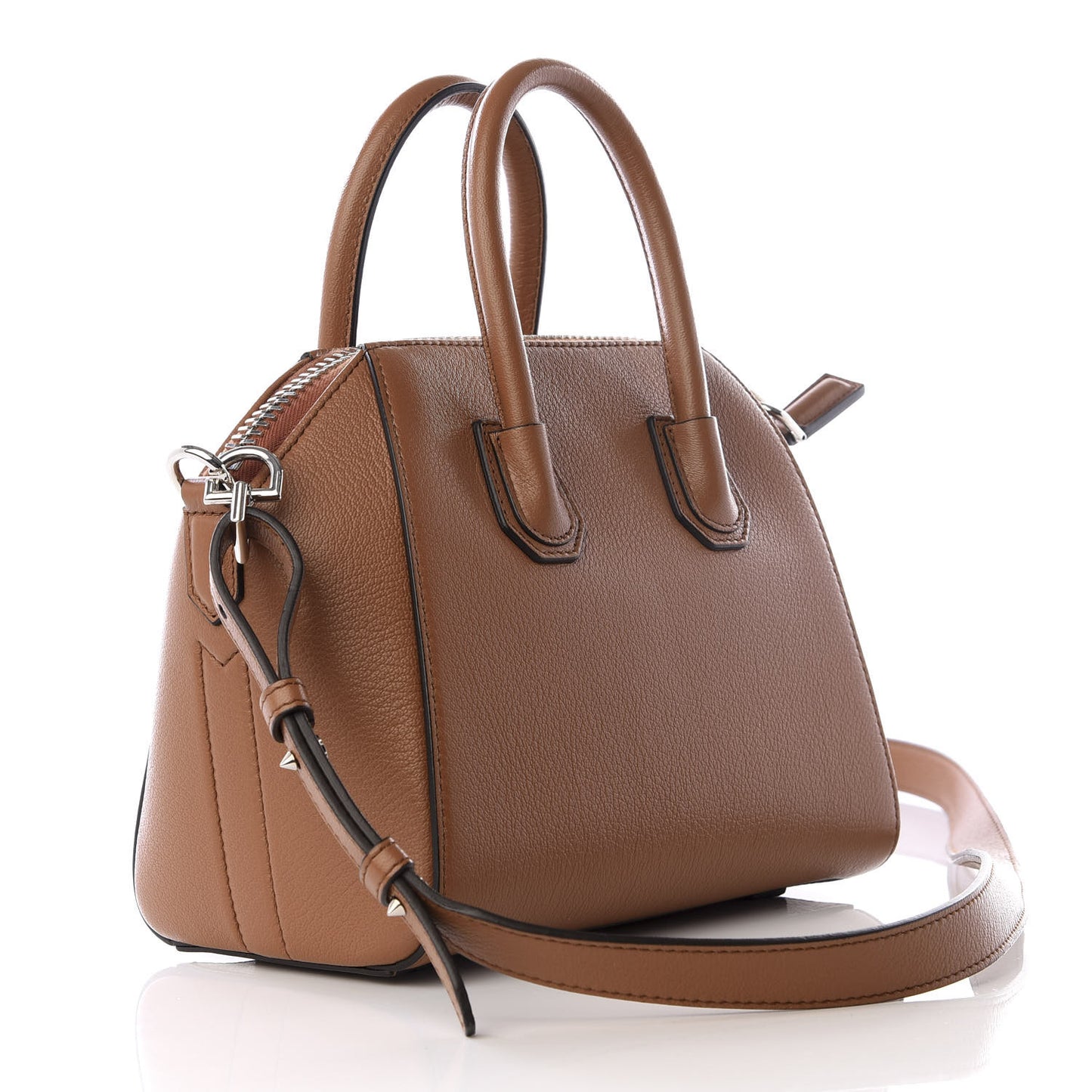 Sugar Goatskin Mini Antigona Caramel