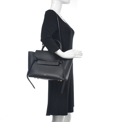 Celine Baby Grained Calfskin Mini Belt Bag Black 2 of 9