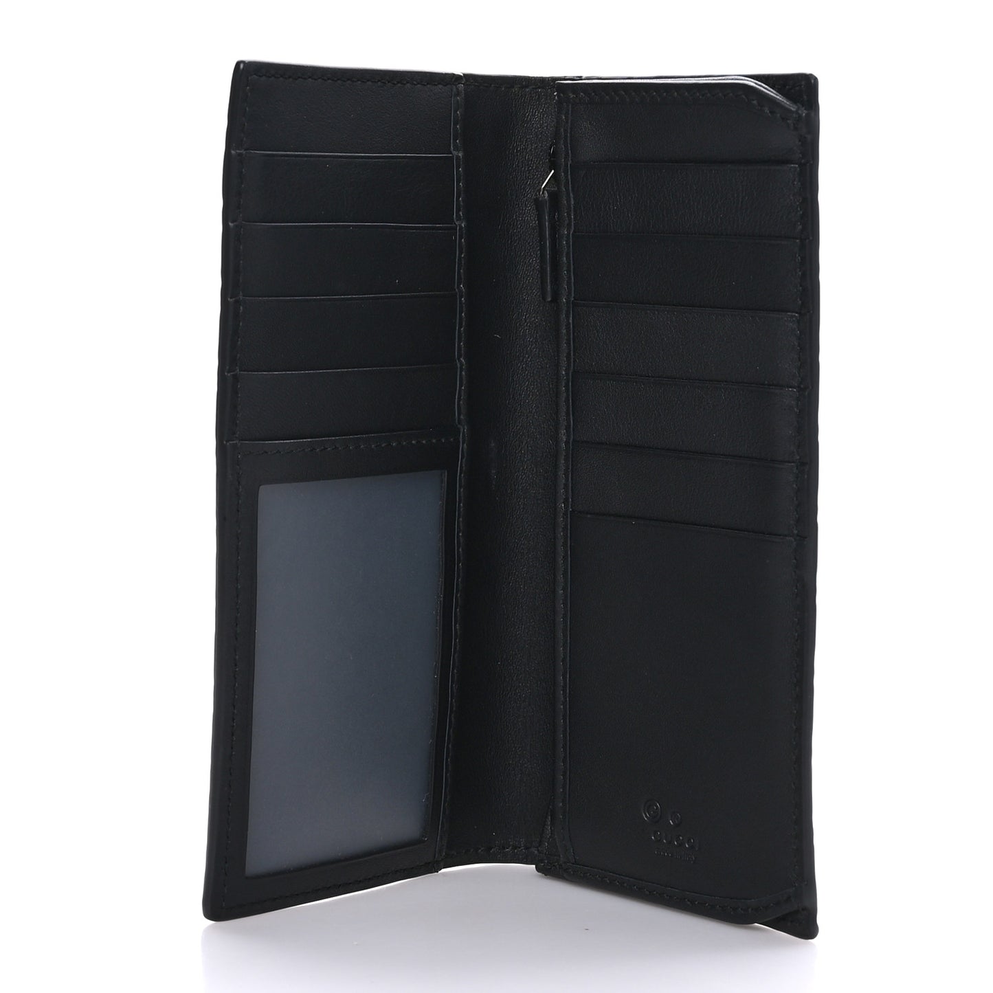Microguccissima Bi-Fold Organizer Wallet Testa Di Moro