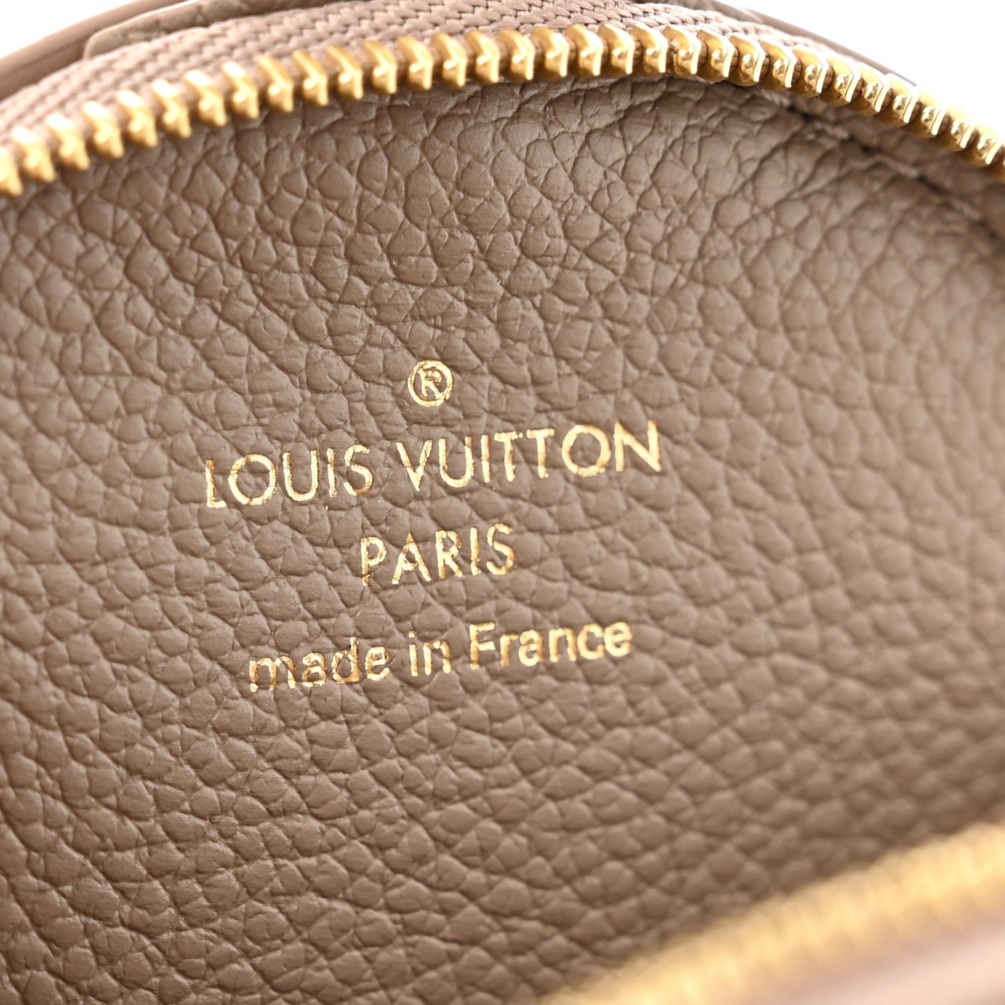 Calfskin By The Pool Papillon BB Round Coin Purse Dove Cream