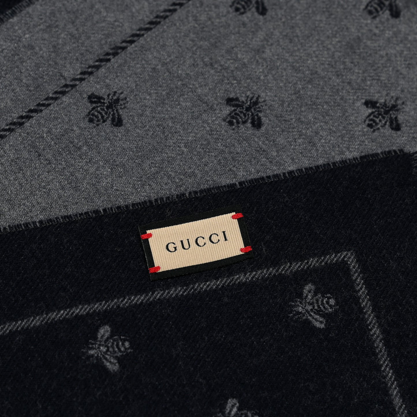 Wool Bee Costel Scarf Grey Blue