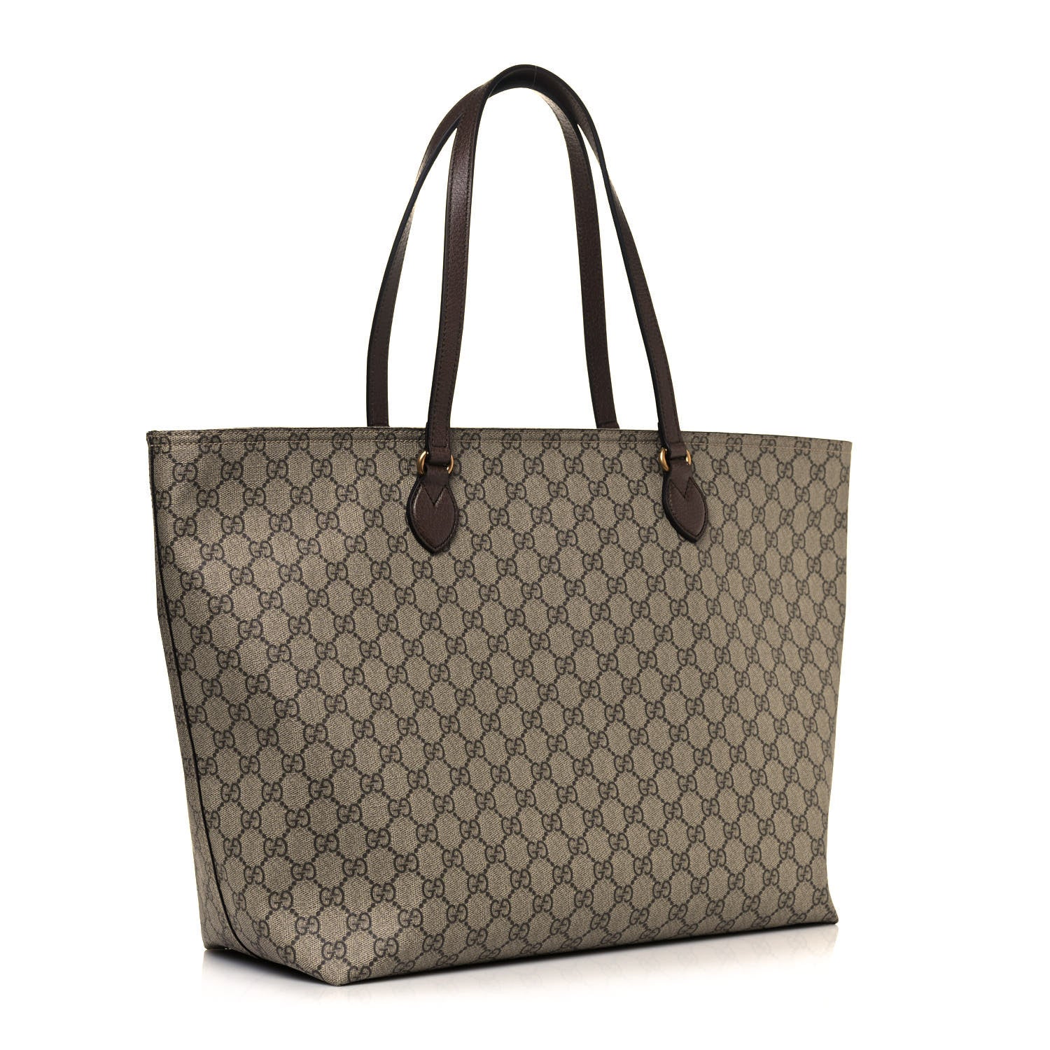 Gucci GG Supreme Monogram Medium Ophidia Shopping Tote Ebony 3 of 10