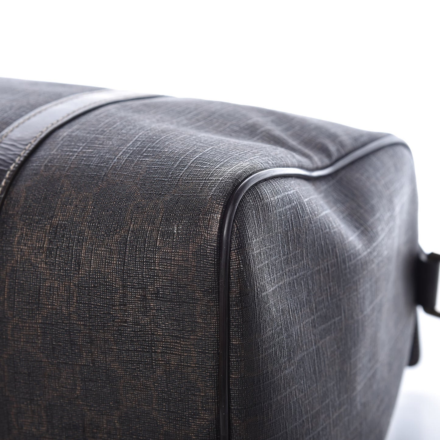 GG Supreme Monogram Medium Boston Dark Brown