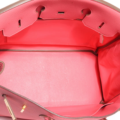Hermes Togo Birkin 35 Rose Lipstick 20 of 22