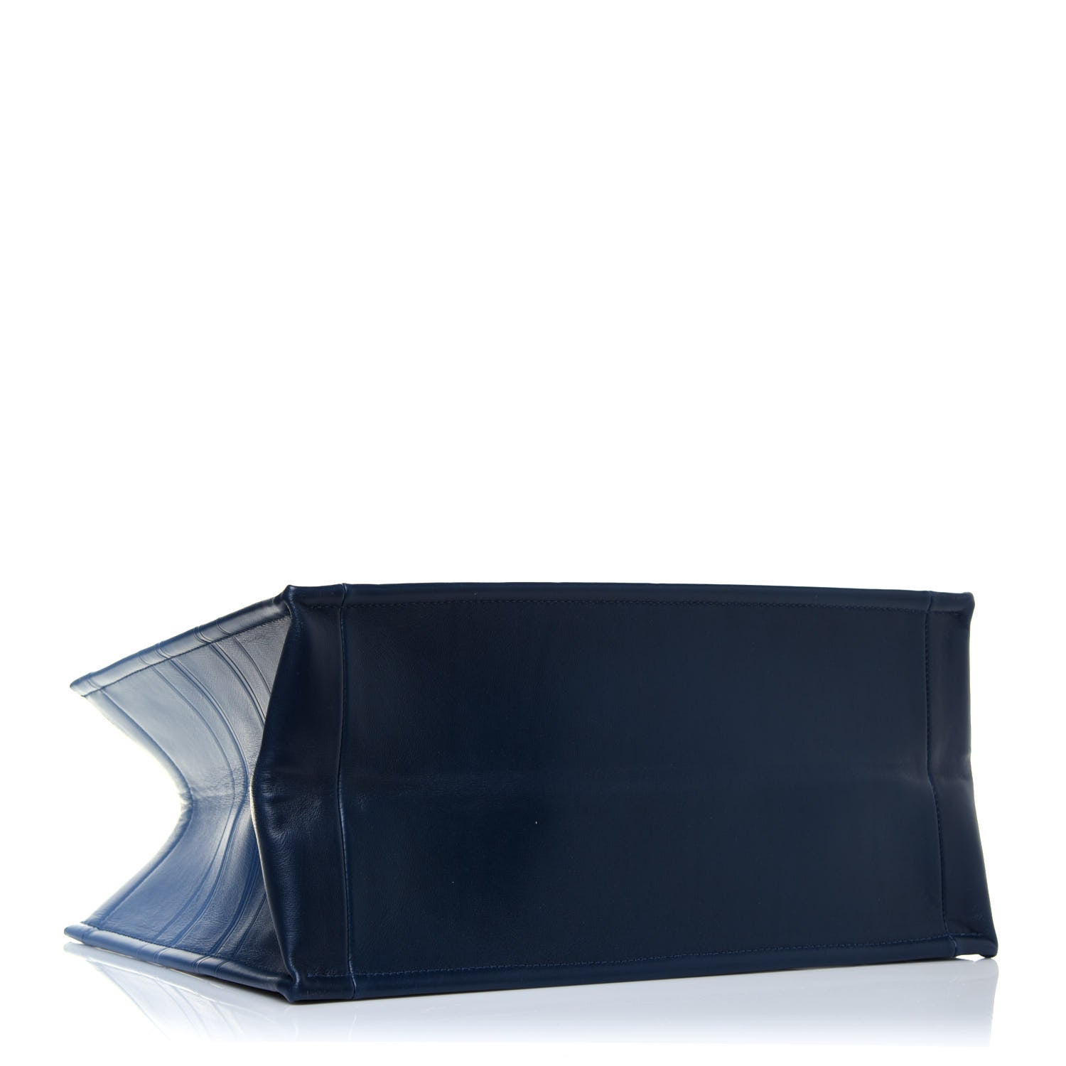 Christian Dior Gradient Smooth Calfskin Embossed Medium Book Tote Indigo Blue 6 of 23