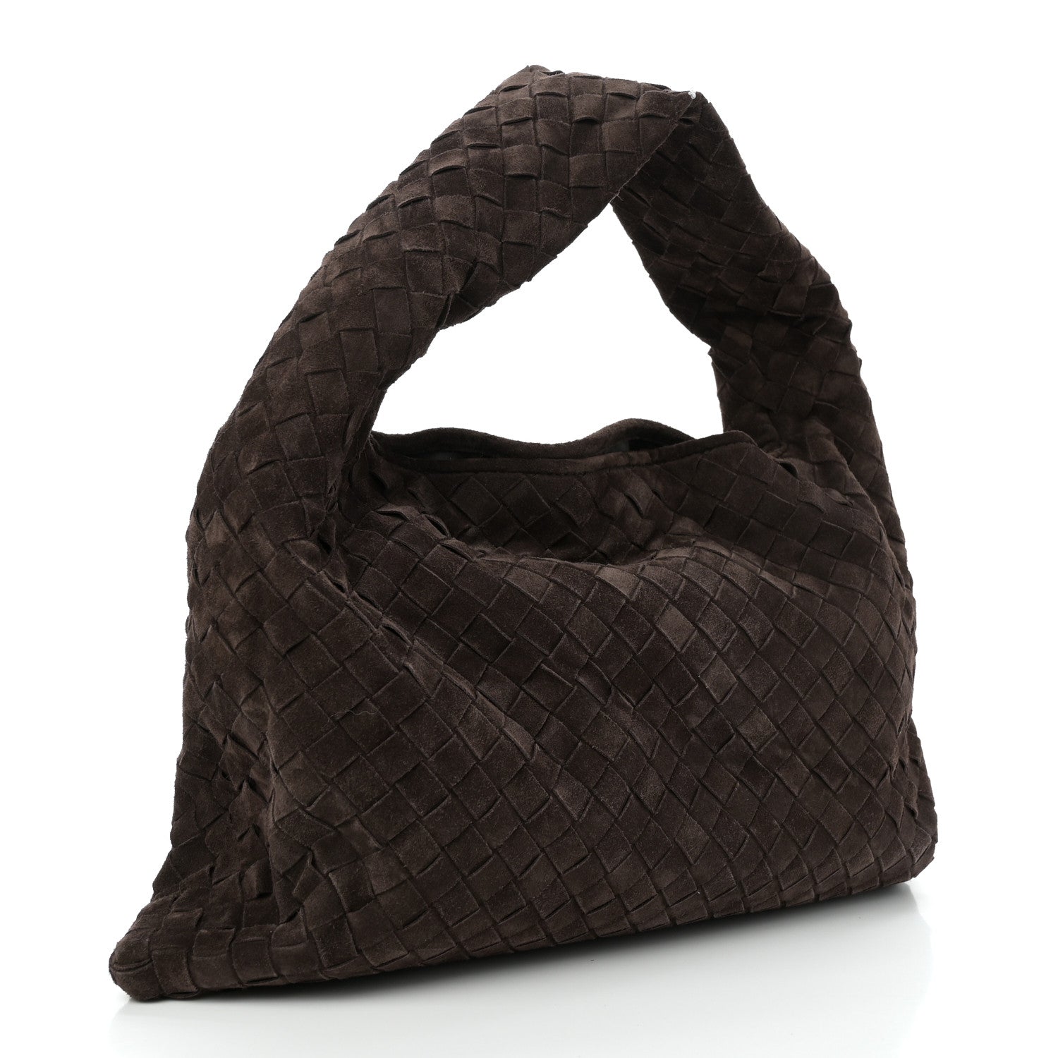 Bottega Veneta Suede Intrecciato Small Hop Fondant 3 of 9