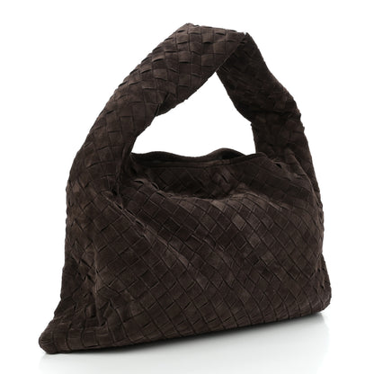 Bottega Veneta Suede Intrecciato Small Hop Fondant 3 of 9