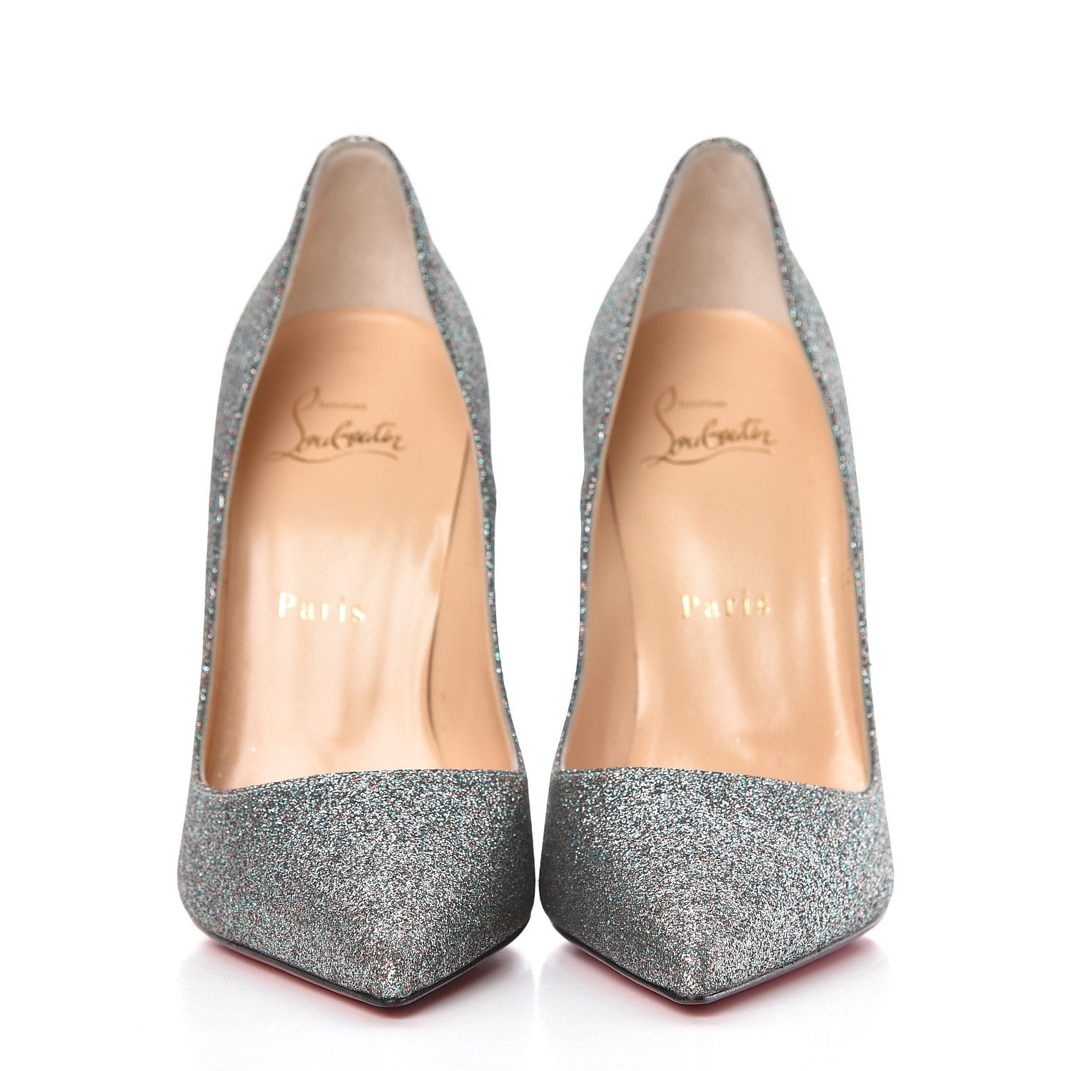 Christian Louboutin Mini Glitter So Kate 120 Pumps 38 Vosges 2 of 8