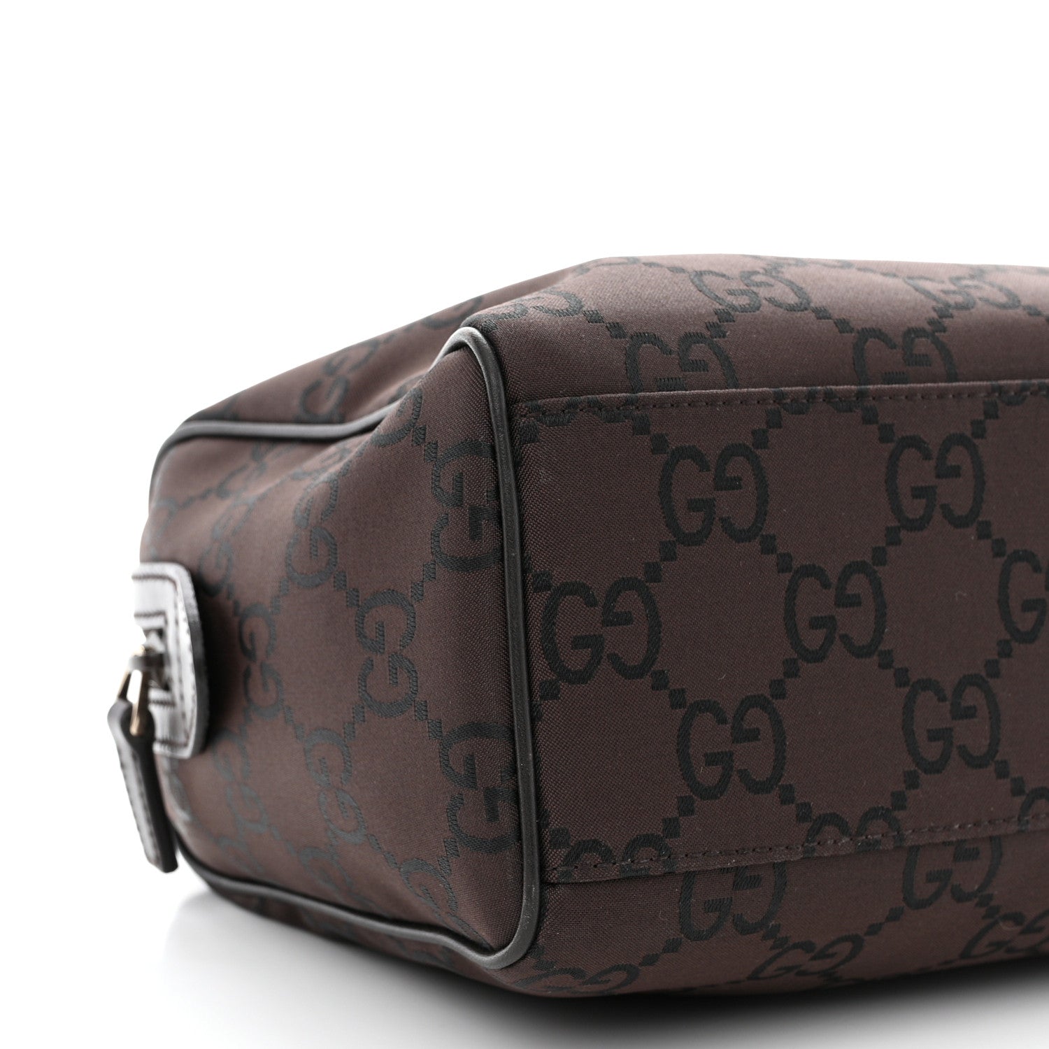 Gucci Nylon Monogram Small Boston Dark Brown 9 of 10