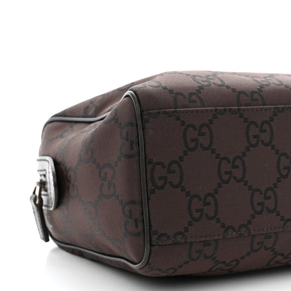 Gucci Nylon Monogram Small Boston Dark Brown 9 of 10