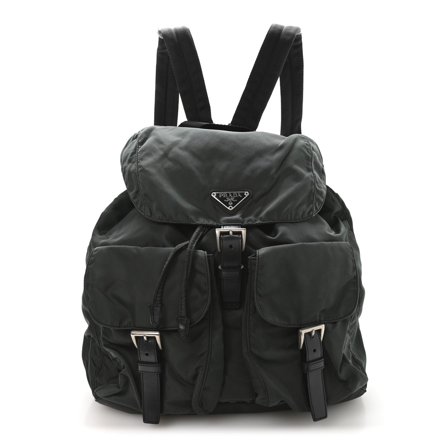 Nylon Vela Medium Backpack Green