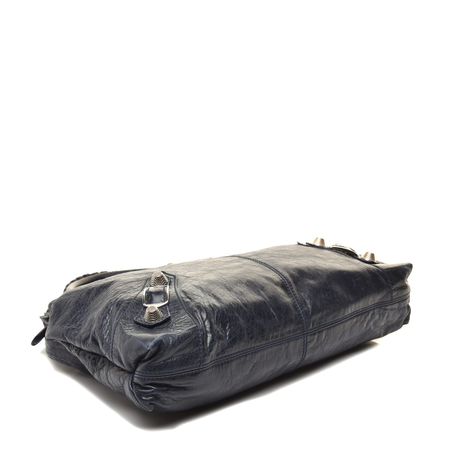 Balenciaga Agneau Giant 21 Silver Hardware Brief Marine 4 of 9