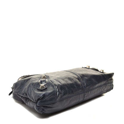 Balenciaga Agneau Giant 21 Silver Hardware Brief Marine 4 of 9