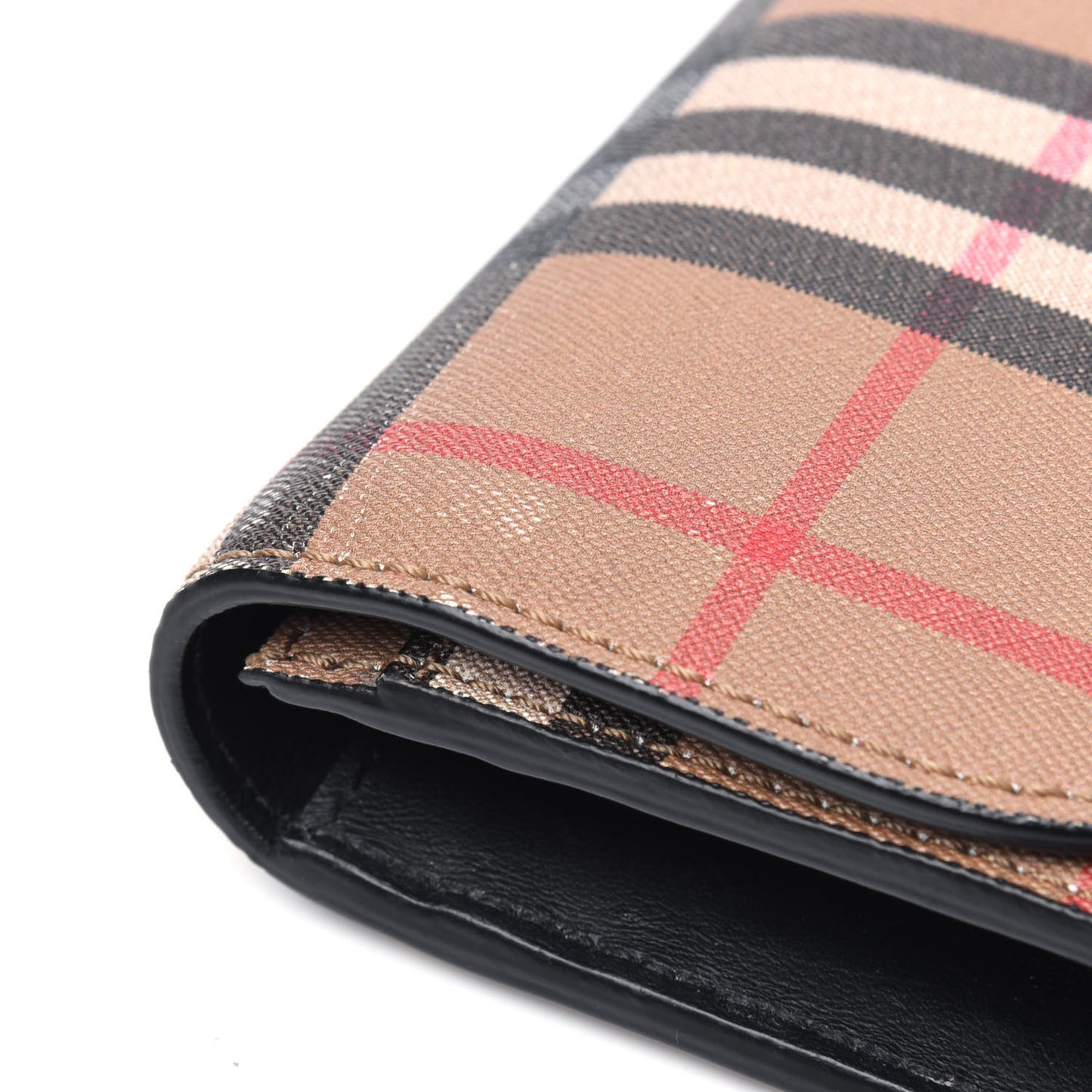 Vintage Check Halton Wallet Black