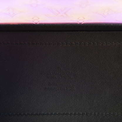 Louis Vuitton Calfskin PVC Monogram Solar Ray Soft Trunk Iridescent Prism Black 8 of 9