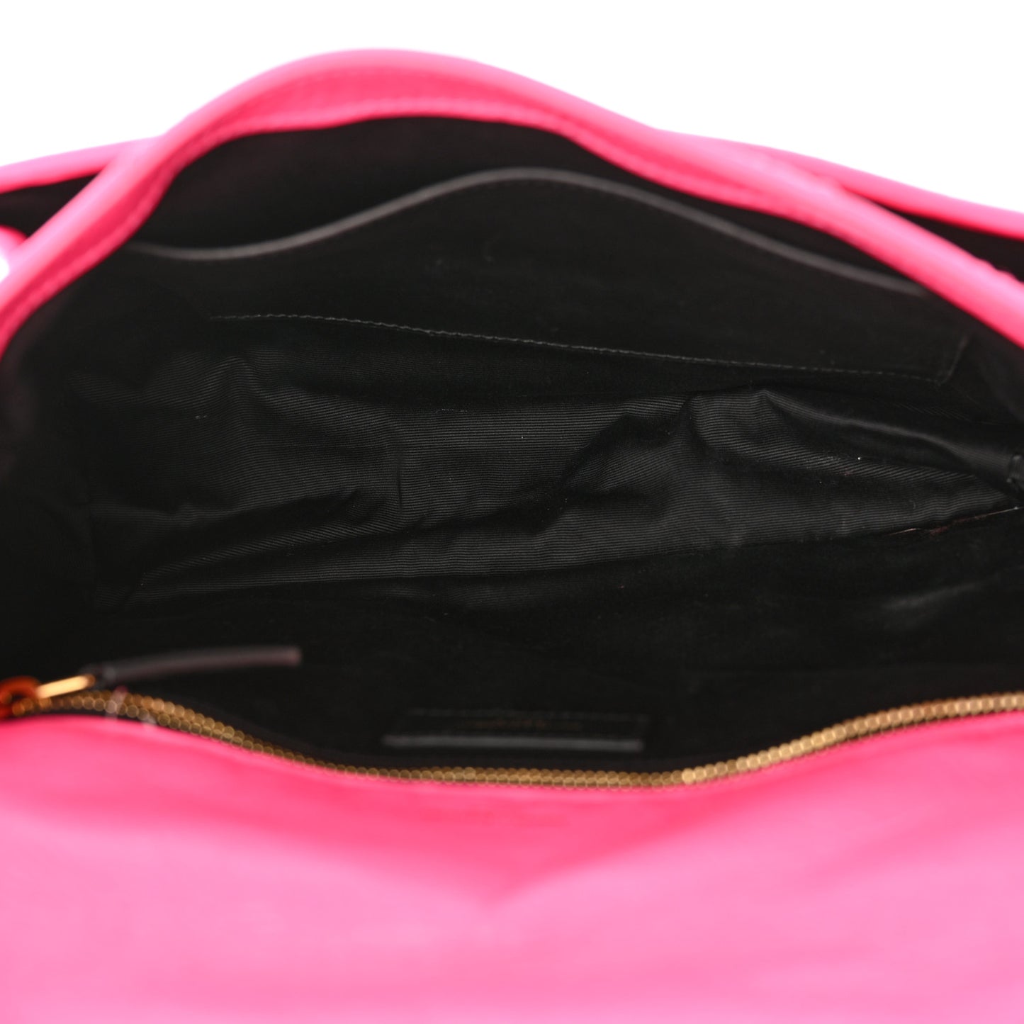 Crinkled Calfskin Matelasse Monogram Medium Niki Chain Satchel Rose Glow