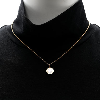 Bulgari 18K Rose Gold Mother of Pearl BVLGARI BVLGARI Pendant Necklace 3 of 7