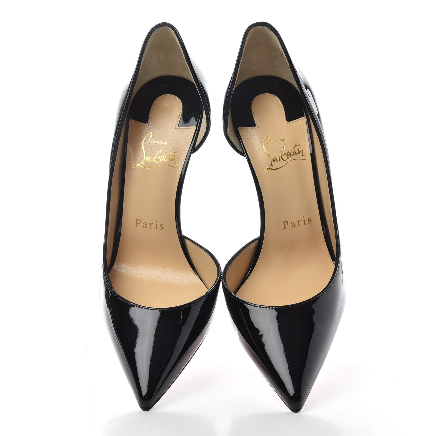 Christian Louboutin Patent Iriza 100 Pumps 37 Black 5 of 9
