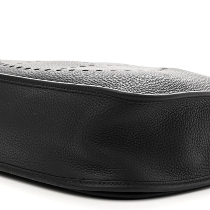 Hermes Taurillon Clemence Evelyne III GM Black 10 of 10
