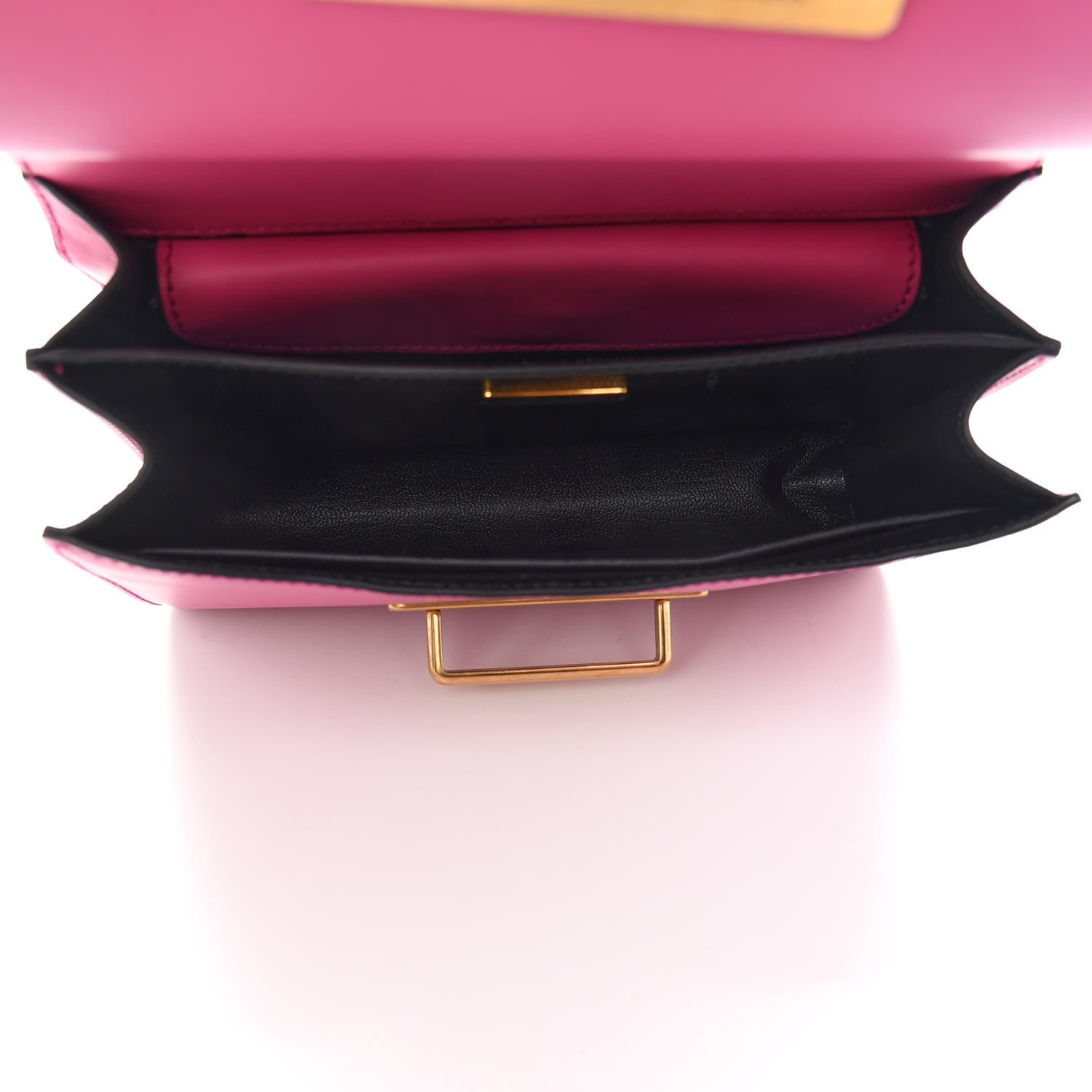 Prada City Calf Saffiano Cahier Bag Fuxia Black 5 of 8