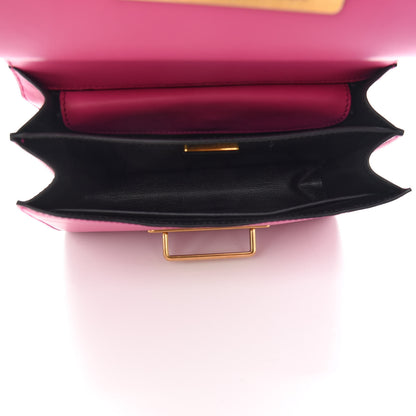Prada City Calf Saffiano Cahier Bag Fuxia Black 5 of 8