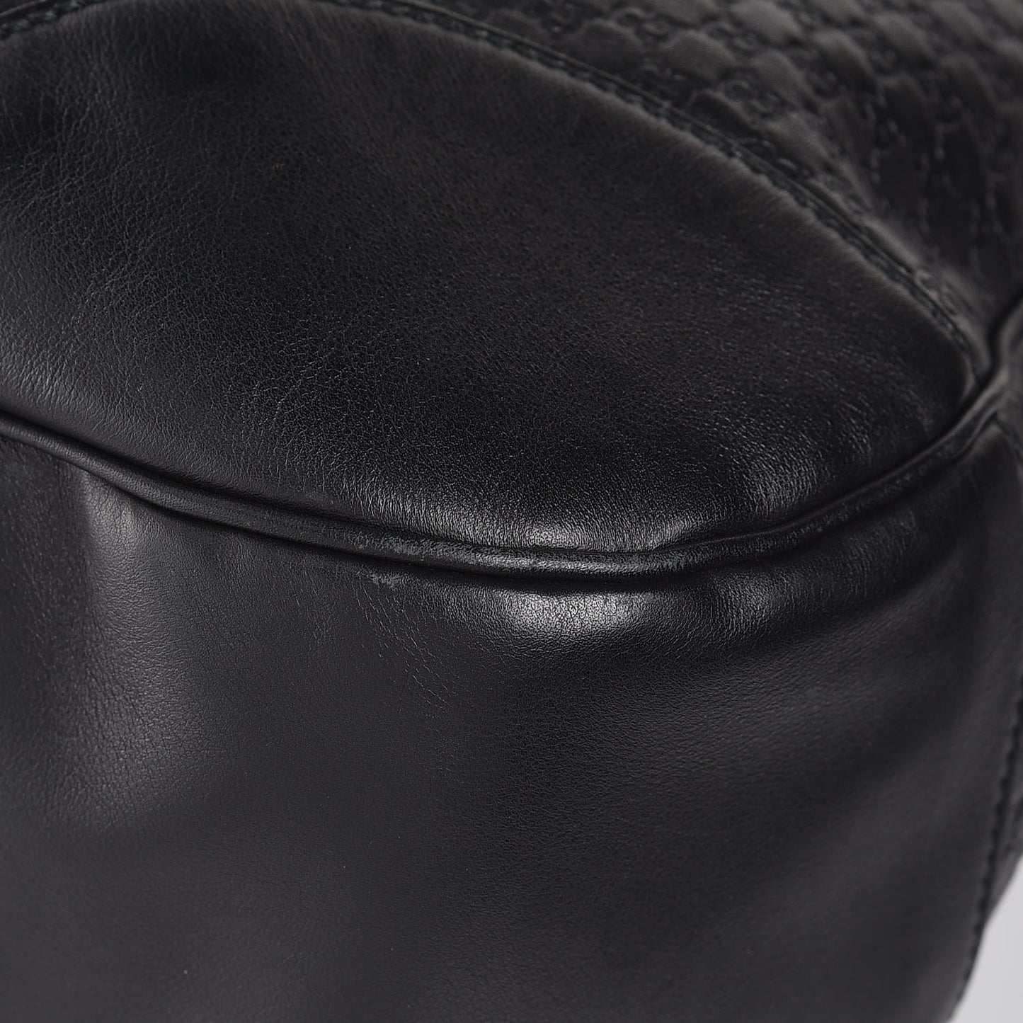Soft Microguccissima Margaux Hobo Black