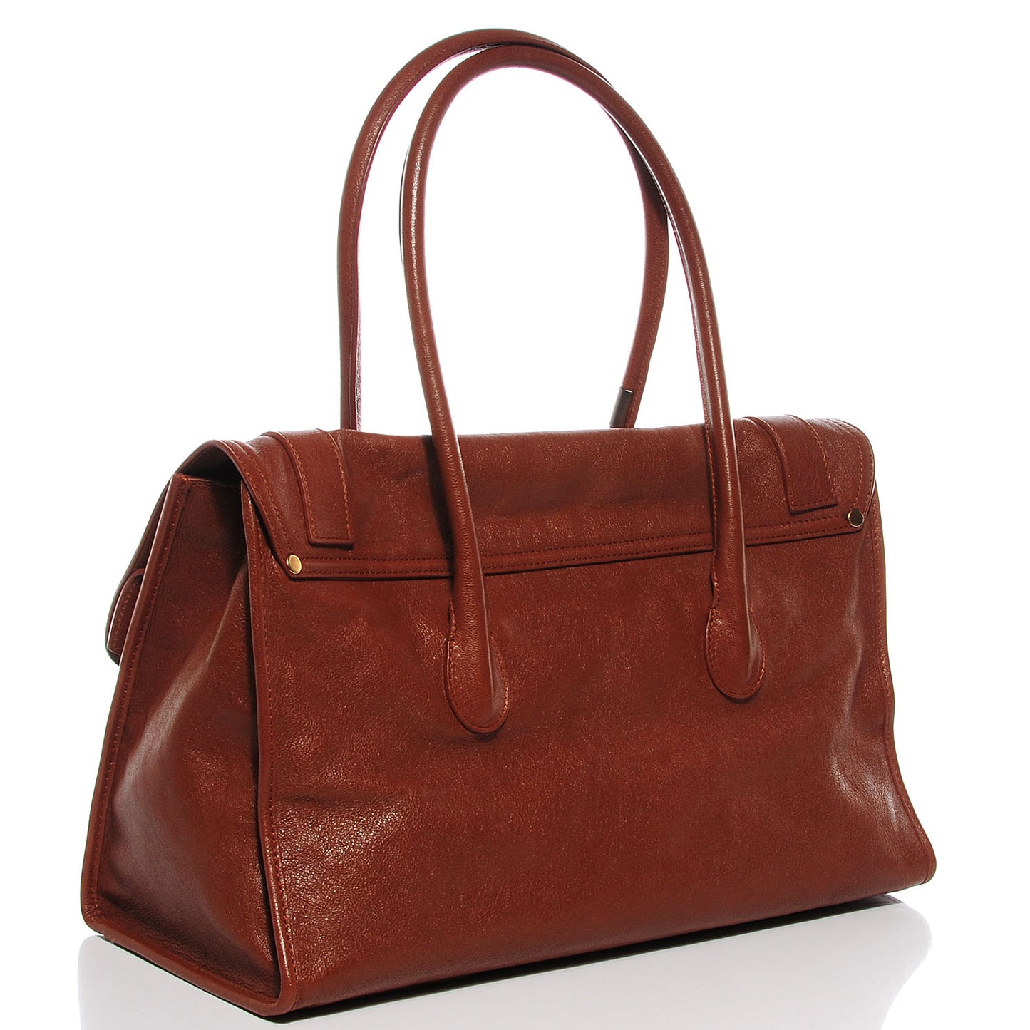 Lambskin PS1 Small Keep All Saddle