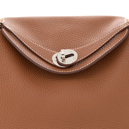 Hermes Taurillon Clemence Lindy 26 Gold 8 of 11