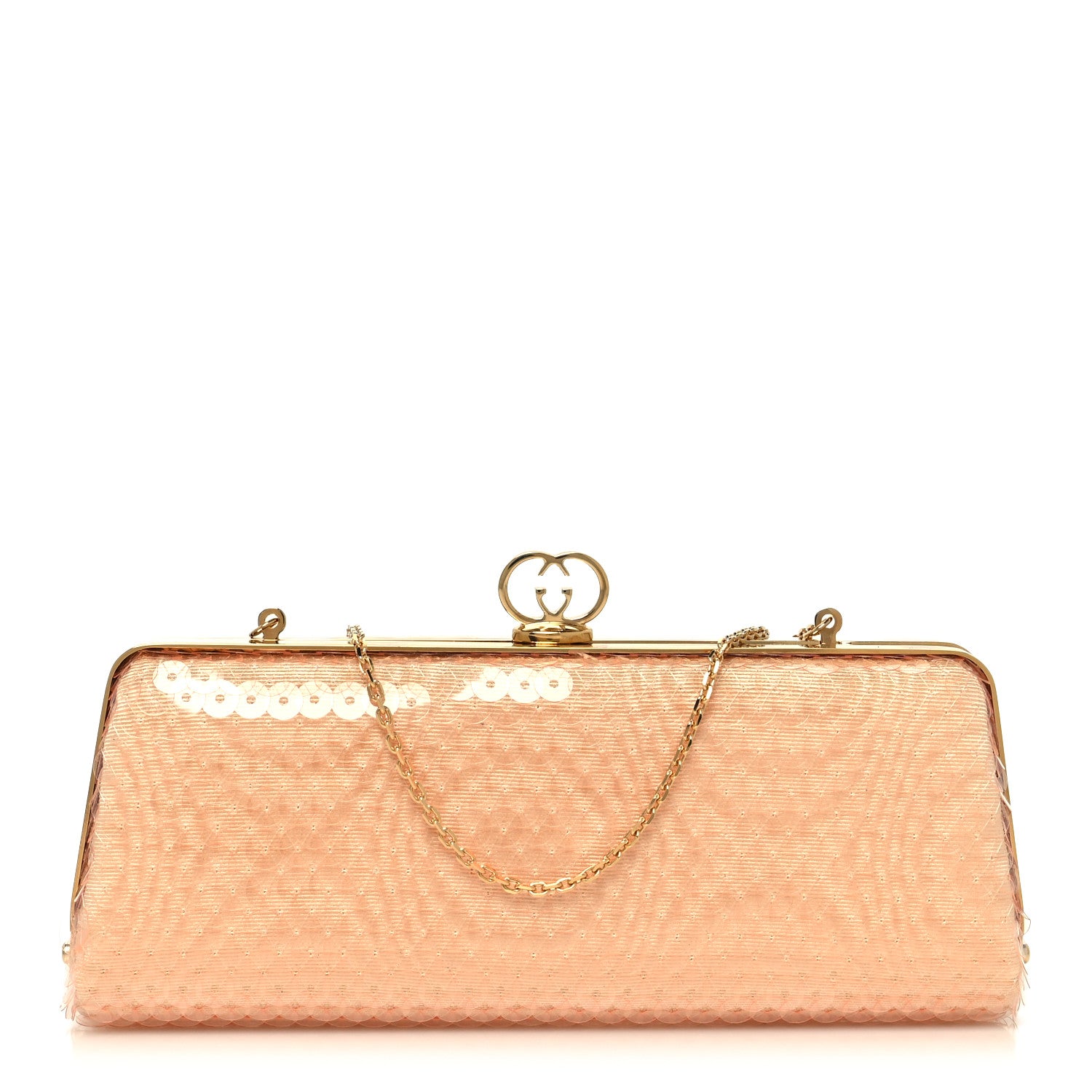 Gucci Sequin Moire Small Broadway Evening Bag Neutral 1 of 9